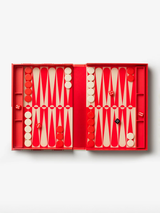 The Art of Backgammon - Red & Cream