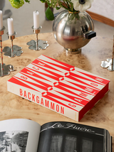 The Art of Backgammon - Red & Cream