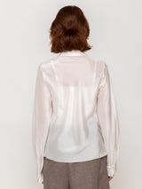 Long Sleeve Silk Blouse - Jasmin