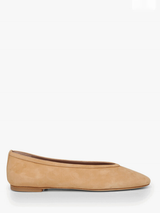 Casa Isota - Dafne Suede Flats - Verdalina