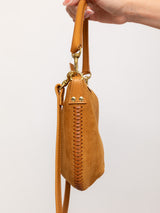 Clare V. - Petit Moyen - Caramel Suede w/ Whipstitch - Verdalina