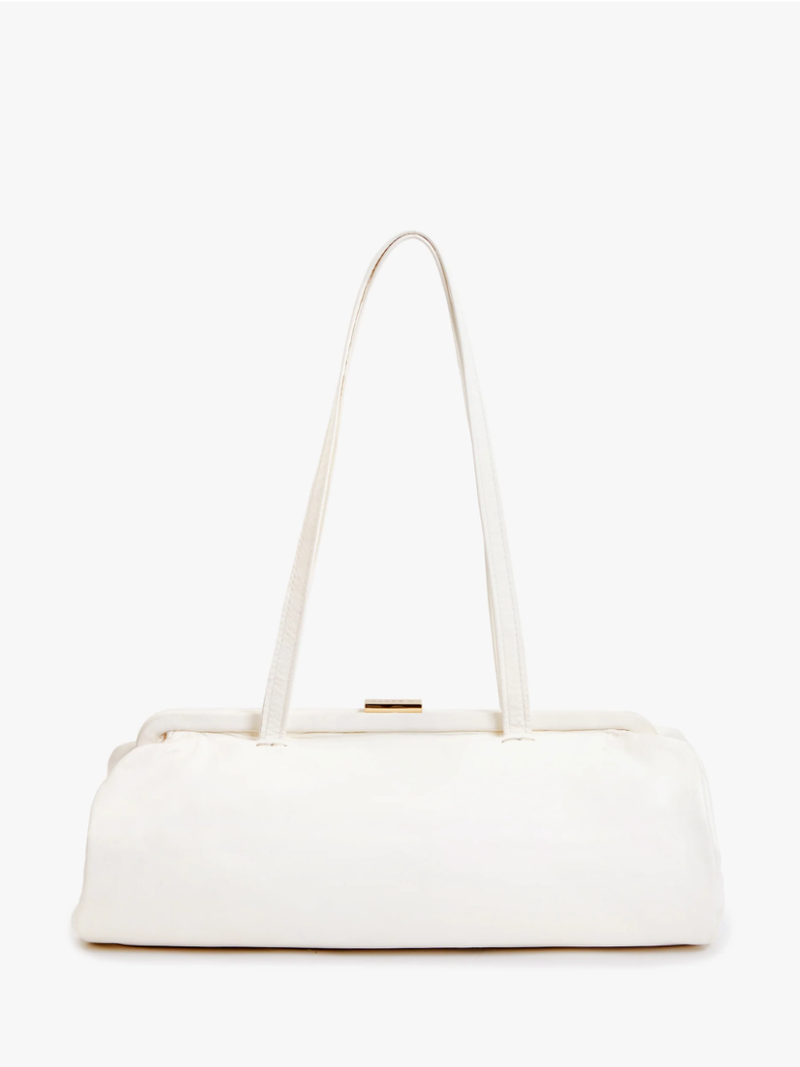 Clare V. - Yvette - White Leather - Verdalina