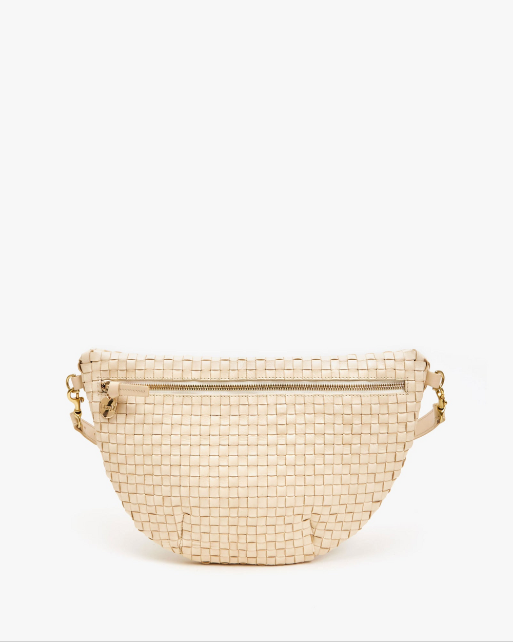 Clare V. | Grande Fanny - Woven Checker - Cream | Verdalina