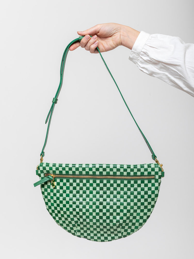 Clare V. - Grande Fanny - Woven Fern Mist - Verdalina