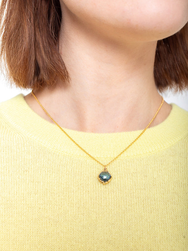 London Blue Quartz Necklace