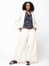Elsa Esturgie - Nimbe Pants - Ecru - Verdalina