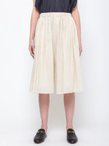 Elsa Esturgie - Poudre Bermuda Pants - Ecru - Verdalina