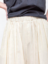 Elsa Esturgie - Poudre Bermuda Pants - Ecru - Verdalina