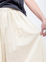 Elsa Esturgie - Poudre Bermuda Pants - Ecru - Verdalina