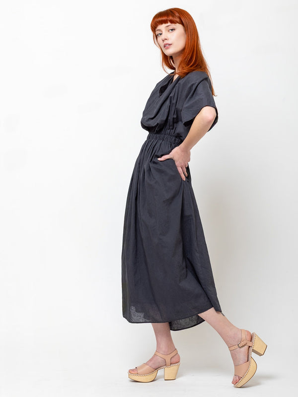 Elsa Esturgie - Nemesia Dress - Carbon - Verdalina