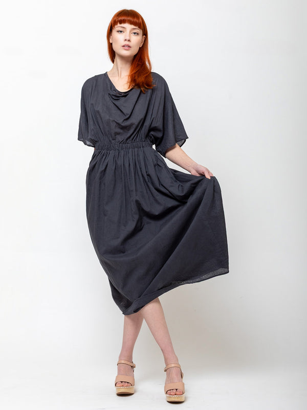Elsa Esturgie - Nemesia Dress - Carbon - Verdalina
