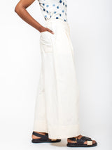 Elsa Esturgie - Nimbe Pants - Ecru - Verdalina