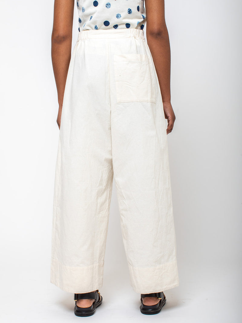 Elsa Esturgie - Nimbe Pants - Ecru - Verdalina