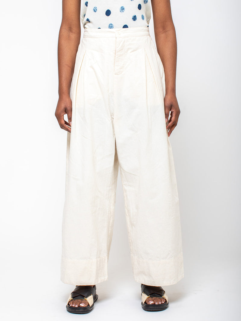 Elsa Esturgie - Nimbe Pants - Ecru - Verdalina