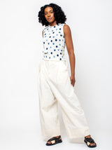 Elsa Esturgie - Nimbe Pants - Ecru - Verdalina