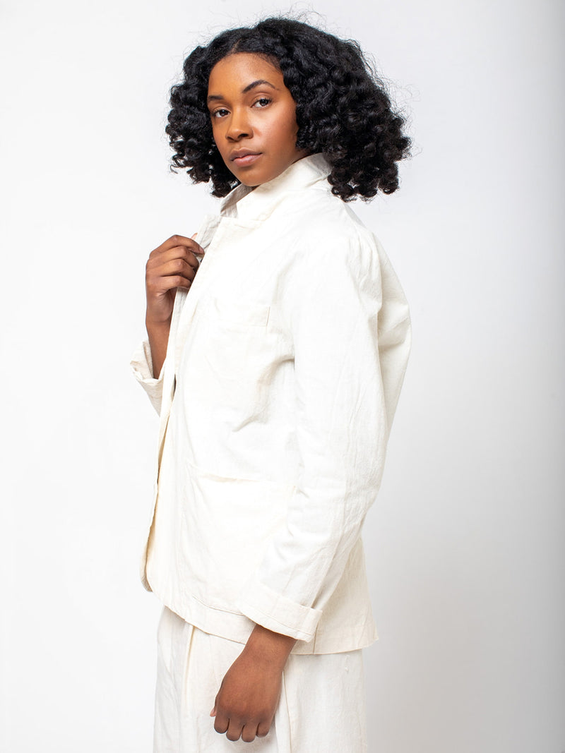 Elsa Esturgie - Nuit Jacket - Ecru - Verdalina