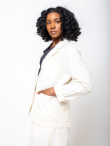 Elsa Esturgie - Nuit Jacket - Ecru - Verdalina
