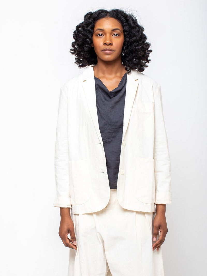 Elsa Esturgie - Nuit Jacket - Ecru - Verdalina