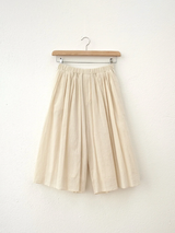 Elsa Esturgie - Poudre Bermuda Pants - Ecru - Verdalina