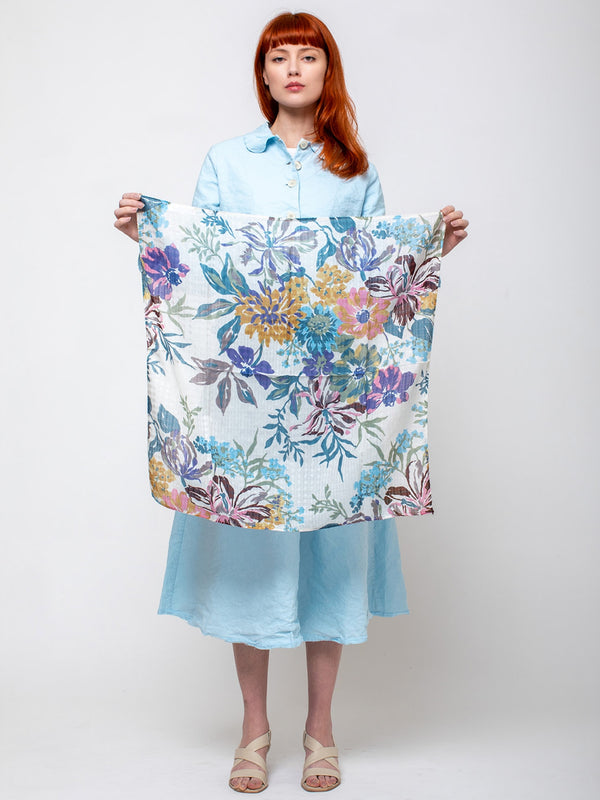 Epice - Classic Flowers Bandana - White - Verdalina