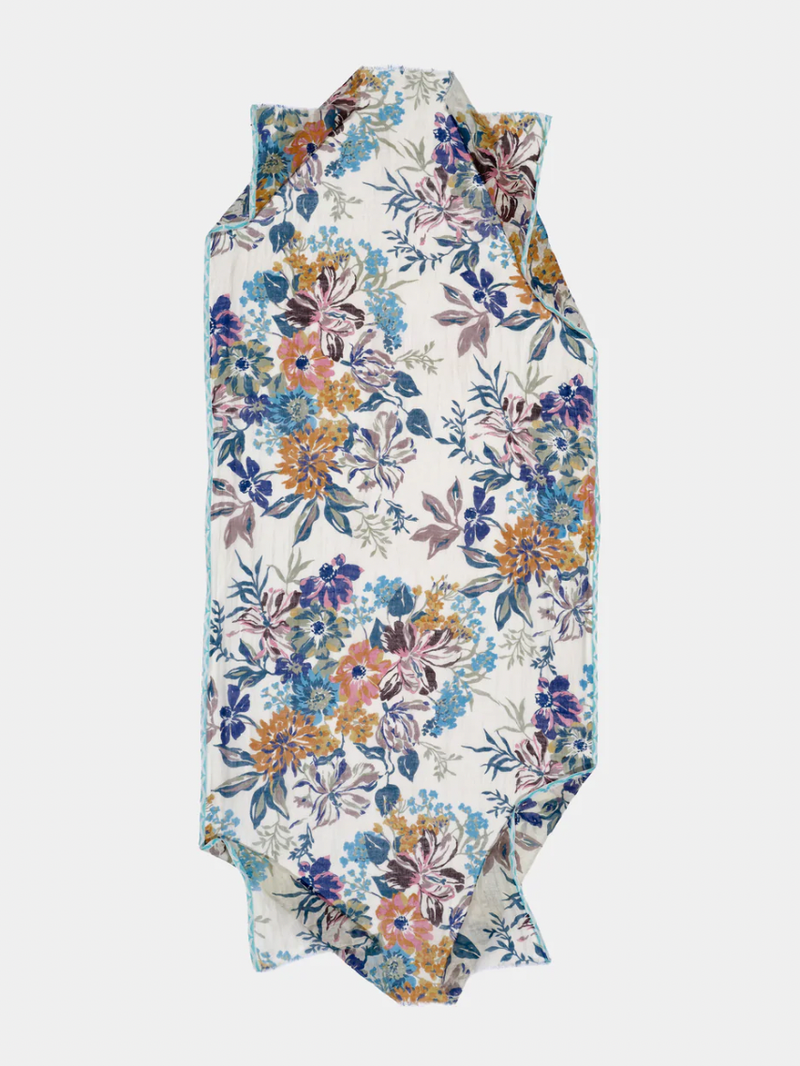 Epice - Classic Flowers Stole - White - Verdalina