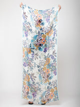 Epice - Classic Flowers Stole - White - Verdalina