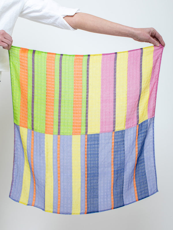 Epice - Stripe Square Bandana - Verdalina