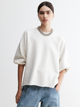 Fond Sweatshirt - Dirty White