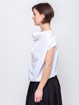 Milo Top - White Poplin