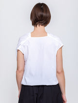 Milo Top - White Poplin