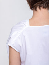 Milo Top - White Poplin