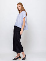 Gallego Desportes - V-Neck Mohair Sweater - Light Blue - Verdalina