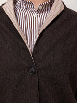 Men's Style Jacket - Chiné Brown