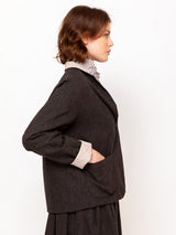 Men's Style Jacket - Chiné Brown