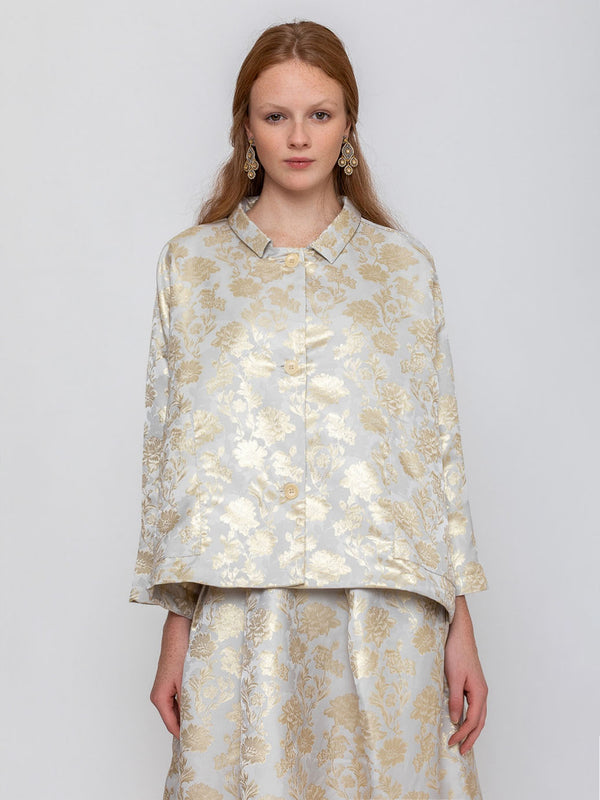 Gallego Desportes - Anita Jacket - Gold Brocade - Verdalina