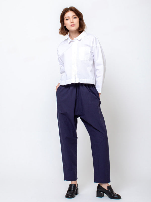Gallego Desportes - Denise Shirt - White Poplin - Verdalina