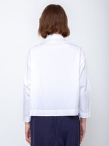 Gallego Desportes - Denise Shirt - White Poplin - Verdalina
