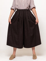 Gallego Desportes - Elastic Waist Bloomer Pants - Chiné Brown - Verdalina
