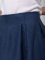 Princesse Skirt - Heavy Linen - Blue