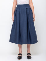 Princesse Skirt - Heavy Linen - Blue
