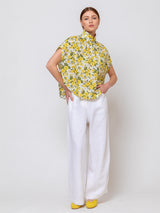 Aequamente - Heavy Linen Pants - White - Verdalina