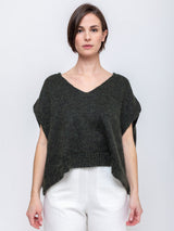 Sleeveless Mohair Sweater - Green