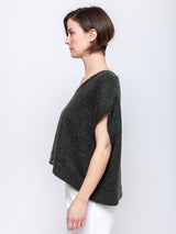 Sleeveless Mohair Sweater - Green