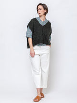 Sleeveless Mohair Sweater - Green