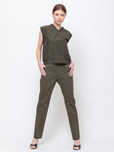Hache - Over Vest - Khaki - Verdalina