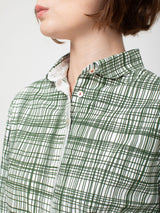 Hannoh Wessel - Christina Shirt - Olive Plaid - Verdalina