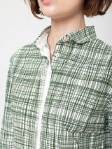 Hannoh Wessel - Christina Shirt - Olive Plaid - Verdalina