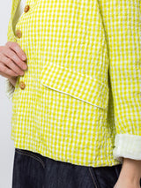 Jacket Juliana - Lime Check