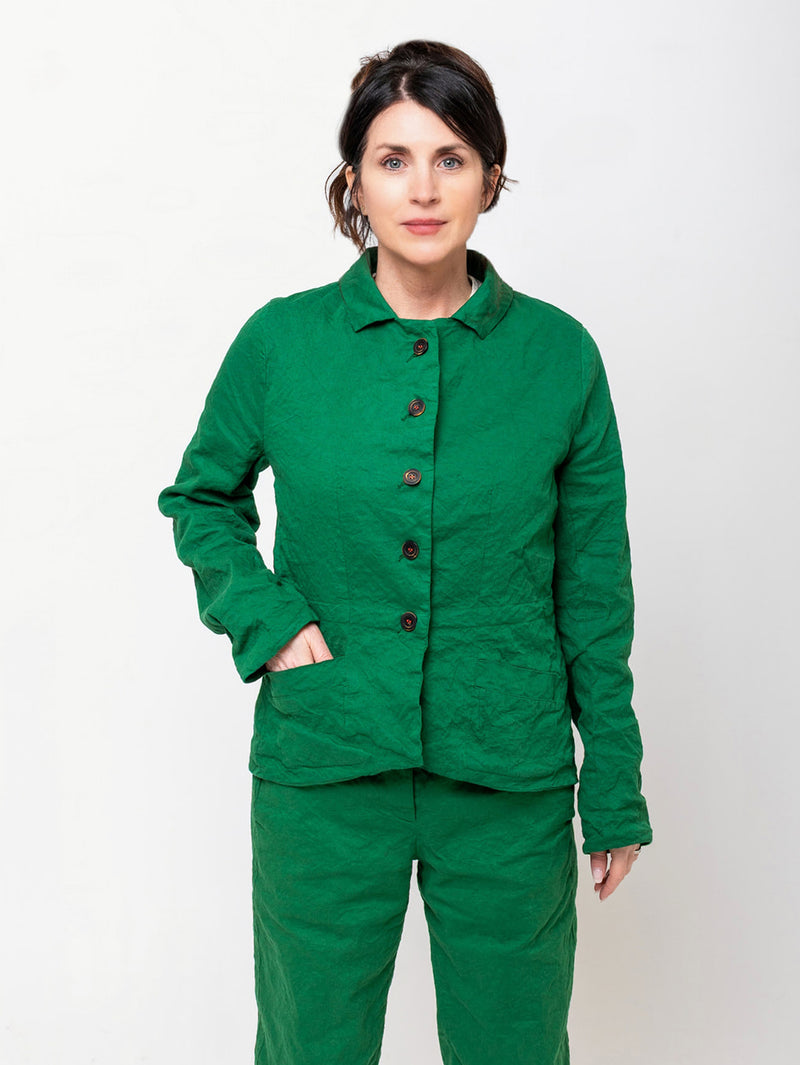 Hannoh Wessel - Jerry Gabardine Jacket - Grass - Verdalina