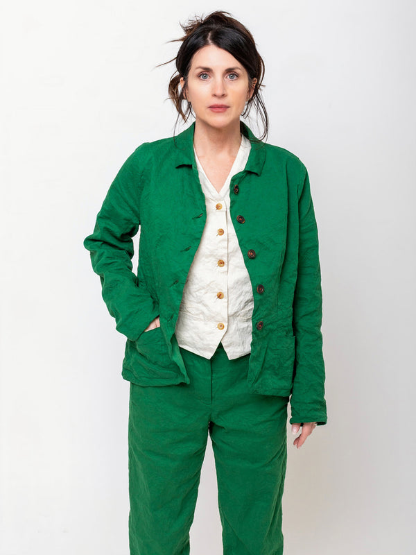 Hannoh Wessel - Jerry Gabardine Jacket - Grass - Verdalina
